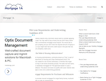 Tablet Screenshot of mortgage1a.com